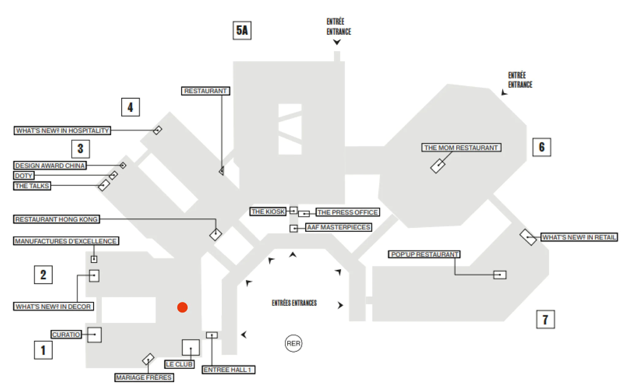 PARIS NORD Villepinte map